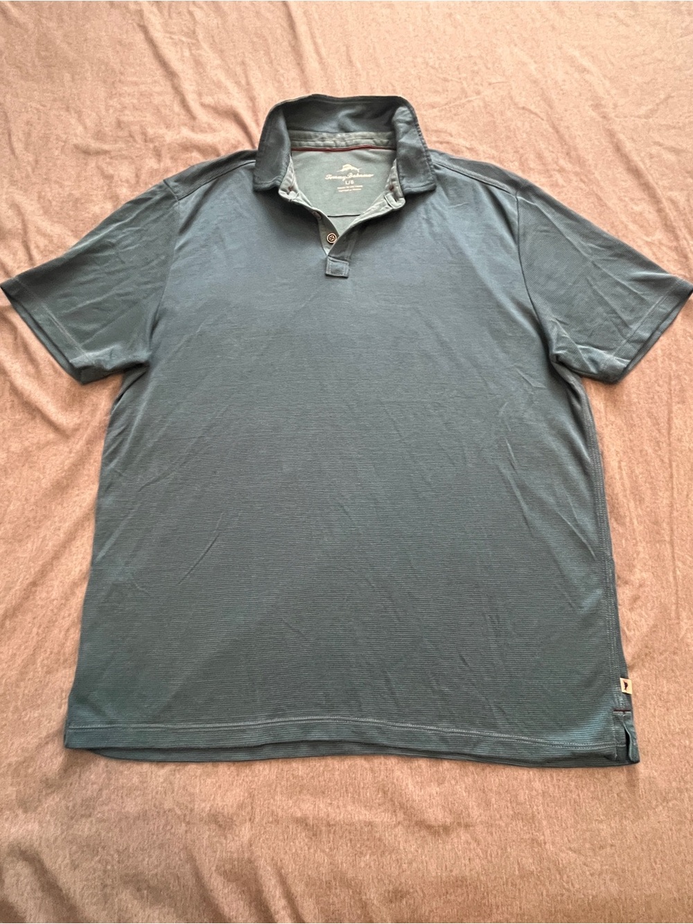 Tommy Bahama Dark Teal Short-Sleeve Polo Shirt